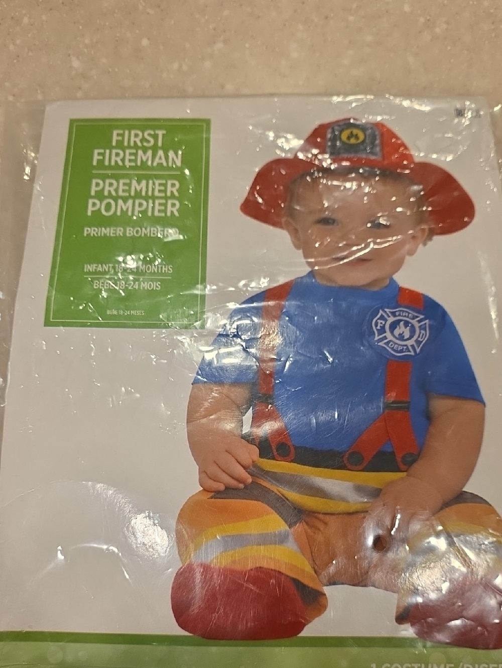First Fireman Infant Blue and Red Firefighter Costume
